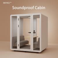 20 - 45dB Soundproof Office Phone Booth Pods For 2-4 Person Capacity