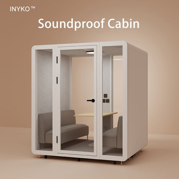 Modular Modern Telephone Booth , Soundproof Office Phone Booth
