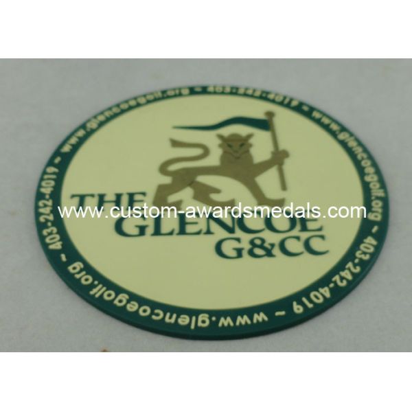 Promotional 2D PVC Coaster , Custom Plastic Luggage Tag For Business