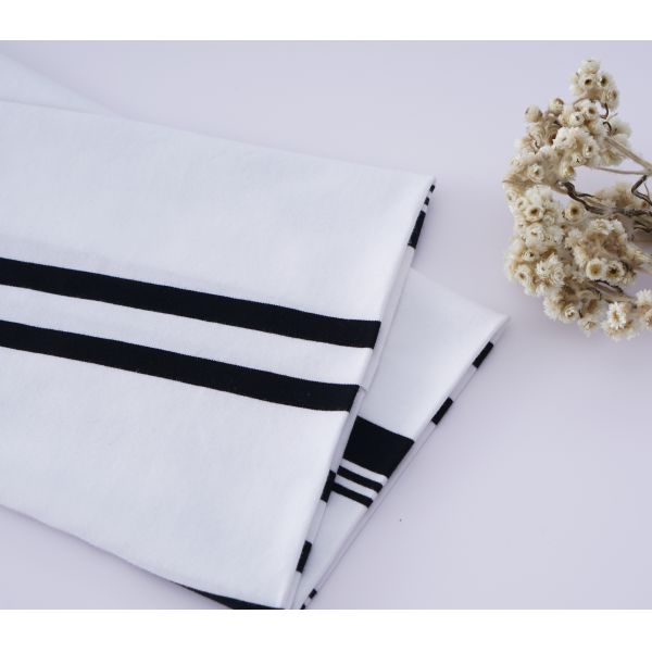 Wear-Resistant, Breathable And Environmentally Friendly Texture Striped Knit Fabric For Polo Shirt