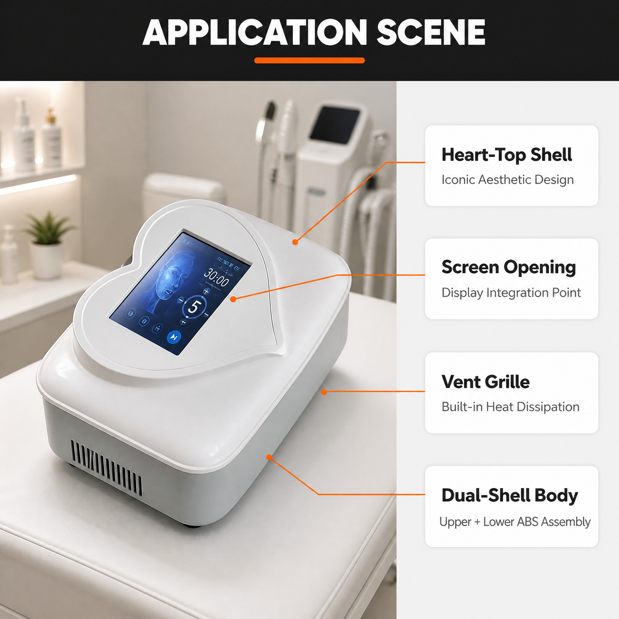 Medical Grade Thermoformed PC+ABS Plastic Housing | Custom ABS PMMA Vacuum Formed Medical Equipment Shell Customized Size Shape