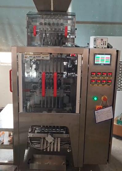 Fully automatic 6-Lane granular back seal bag packaging machine