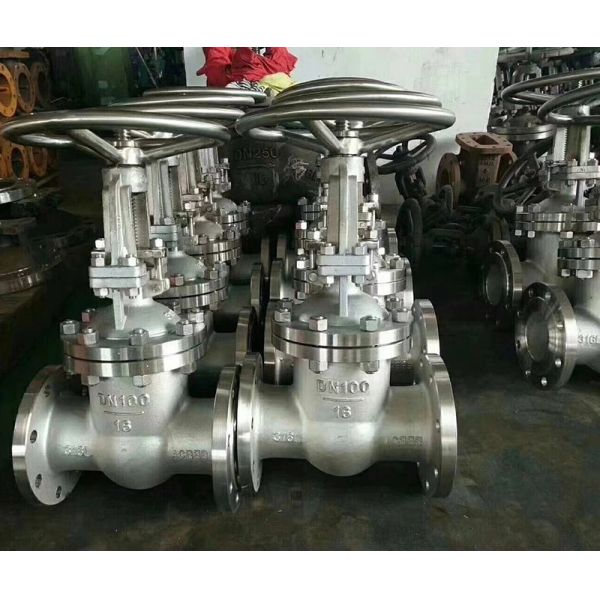 API 600 150LB CF8M Stainless Steel Flanged Gate Valve for Water Media Y Type Structure