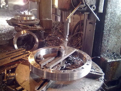 Flanche en acier inoxydable 904L A182 personnalisée pour l'industrie du pétrole et du gaz