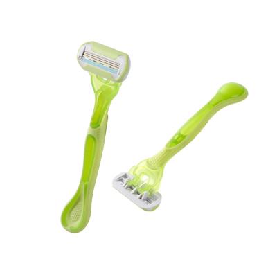 Sensitive Skin Ladies Safety Razor , Good Hardness Ladies Disposable Shavers