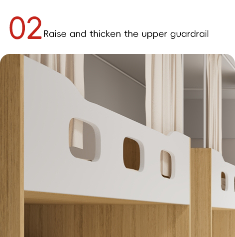 Нескользящий тихий склад Лестница настройка и толстый ограждение 4600*900*2120 Квартирная кровать для детей/подростков/молодых взрослых Сделано на заводе Фошань Myidea