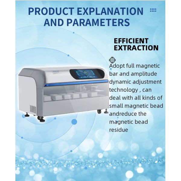 High Collection Efficiency Nucleic Acid Purification Column System 907*495*571mm Size