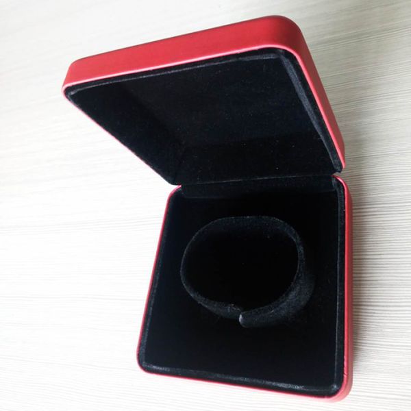 Custom Festive Book Shaped Gift Box Plastic , Flip Top Gift Box Red Pretty Plastic