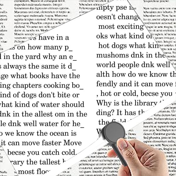 5x Digital Hands-free Screen Magnifier for Reading Portable Large Len Size Amazon sell well