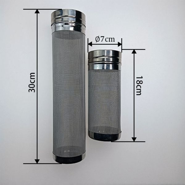 Домашнее пивоварение Filter Cartridge Dry Hopper Filter, фильтр из нержавеющей стали, многоразовый, поддерживает индивидуальные размеры