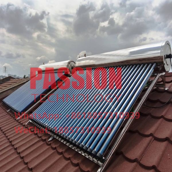 SS304 Compact Pressure Solar Water Heater SS316 Enamel Inner Tank Solar Heating