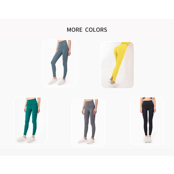 80% Nylon Yoga Leggings High Waist Four Way Stretchy RGS