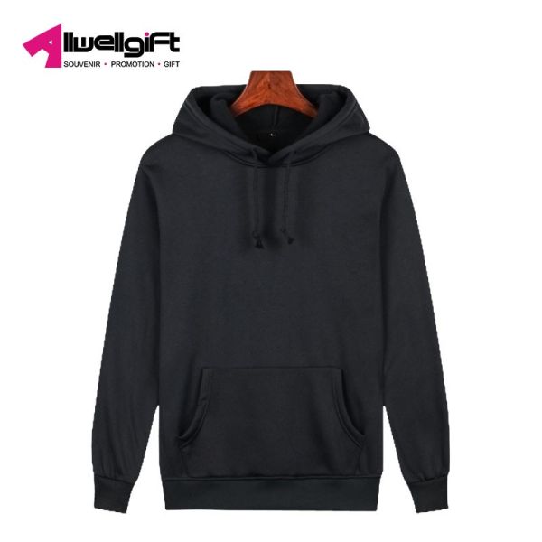 Irregular Casual Mens Hooded Sweatshirt Pullover Plus Velvet Thickening For Autumn