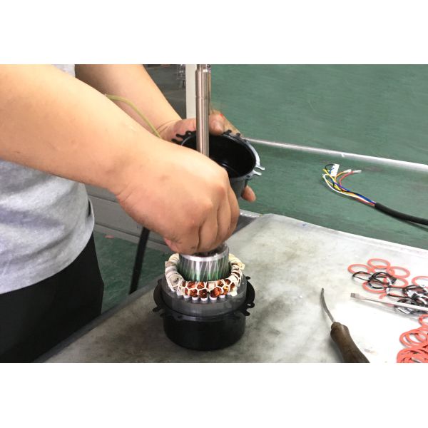 Double Shaft 90W Shaft Dia 12mm Air Cooler Fan Motor