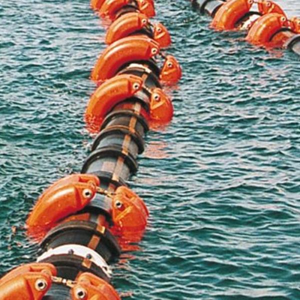 Tubos negros flutuantes Pontoon Pe Material interno Eps espuma de espuma flutuante