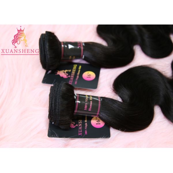 Raw Unprocessed Body Wave Virgin Hair / 9A Malaysian Hair 12