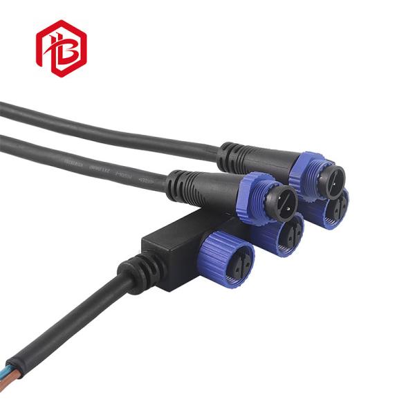 Nylon F Shape PA66 M15 Multi Pin Connectors Waterproof