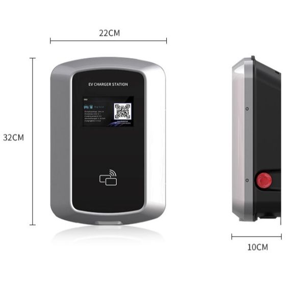 Mode 3 22KW 3 Phase European Standard Electric Vehicle Charger Type 2 Electric Vehicle Charging Station Wall Box Electric Charging Station AC Charging Pile