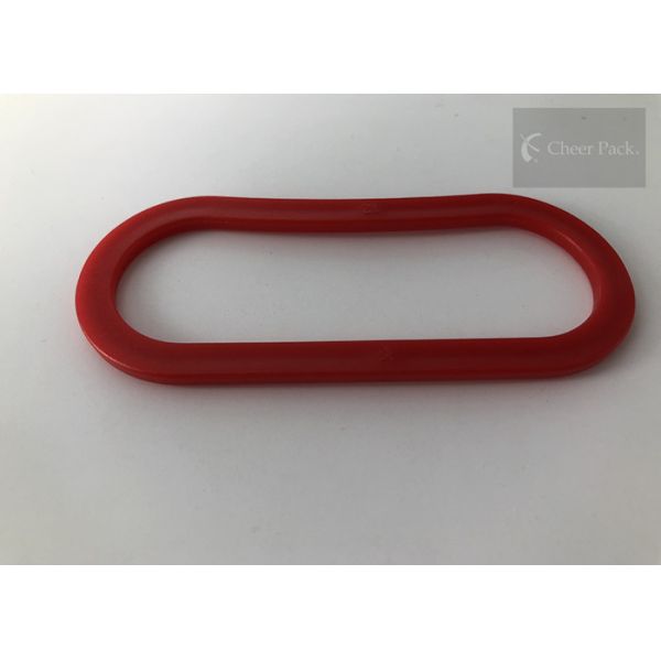 35mm Width PE Plastic Bag Handles 86mm Length For Rice / Soya Bean Bag