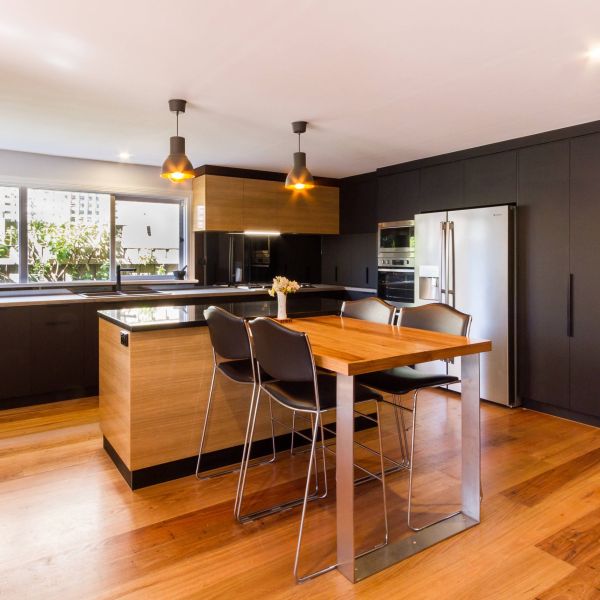 High End Shaker Kitchen Cabinet Matt Black Modern Apartment OEM ODM