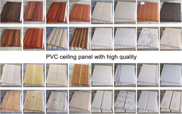 Waterproof PVC Wall Ceiling Panel Laminated Wall Panel Interion Decoration