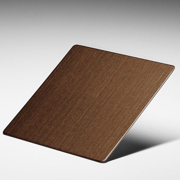 PVC Film Stainless Steel Flat Sheet Cold Rolled 0.5mm x 1219mm x 2438mm Brushed No.4