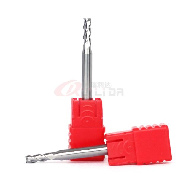 Cortador do moinho de extremidade do poder de Alu 3mm carboneto de 0,118 3 flautas horizontalmente