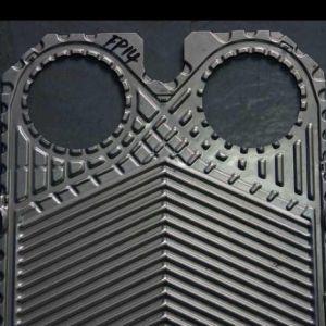 Corrugation Sectional Shape Silver Plate Heat Exchanger Plate for Heat Transfer in Industrial Environments