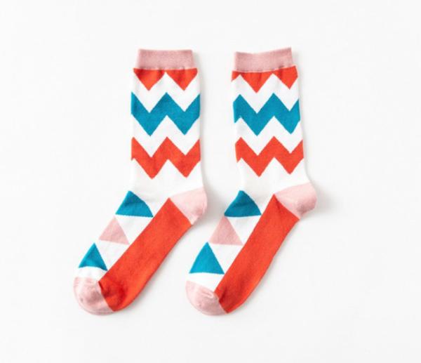 Eco Friendly Ladies Fashion Socks , Breathable Pretty Womens Socks Customized Logo