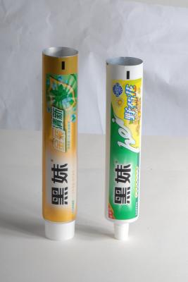 Tubo de pasta de dentes de comprimento de 45 mm a 70 mm, tubos de embalagem dobráveis laminados de alumínio e plástico