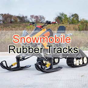 HB20230331 Rubber Track for Mini Dumper Heavy-duty Construction 1 Ton 2 Ton 3 Ton