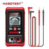 HT123 Multimètre numérique intelligent AC/DC Testeur de mesure de la continuité de la résistance à la tension NCV Multimètre avec rétroéclairage