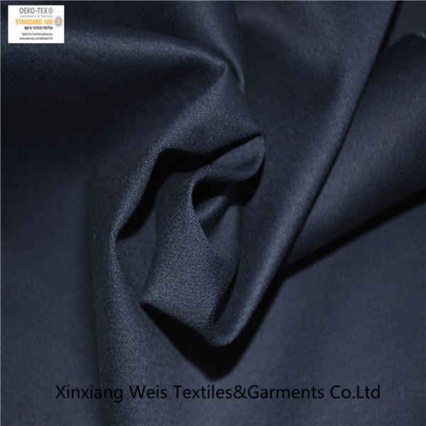 OEM EN11612 Navy Blue Cotton THPC Fire Retardant Fabric