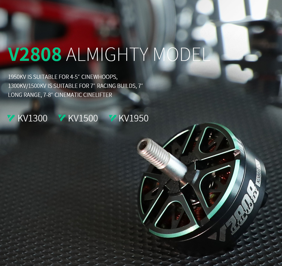 T-Hobby V2808 Factory Supplier Cheap Price 4s 6s Brushless Drone Motor For Fpv Racing