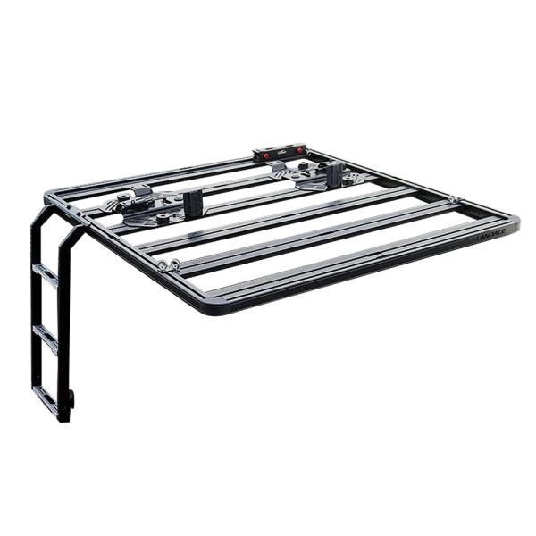 4x4 Vehicle Exterior Accessories Black Side Roof Access Ladder for 18-23 Wrangler Rubicon Jeep