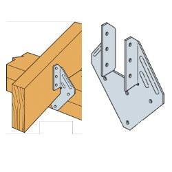 Galvanized Joist Hangers for 4x4 4x6 Truss to Rafter Connection for Timber Connectors