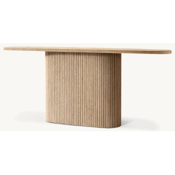 Modern Bedroom Console Table Customizable With Wood Glass Or Ceramic Top