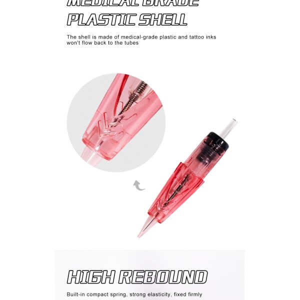 Безопасным иглы 100% патрона чернил иглы 1RL устранимым EO машины татуировки простерилизованные газом