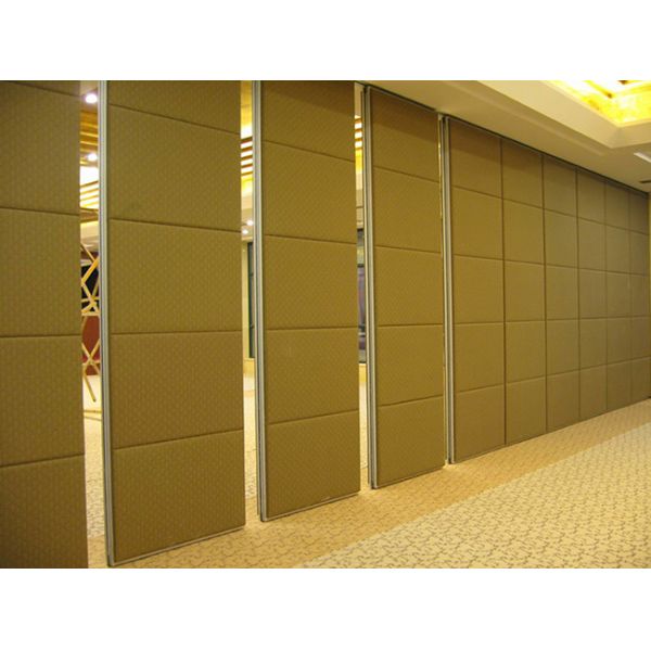 900-1230mm Width Acoustic Sliding Folding Partition Walls Commercial With Sponge