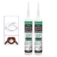 Couleur claire blanche de mastic adhésif en verre de silicone de généraliste pour la fenêtre