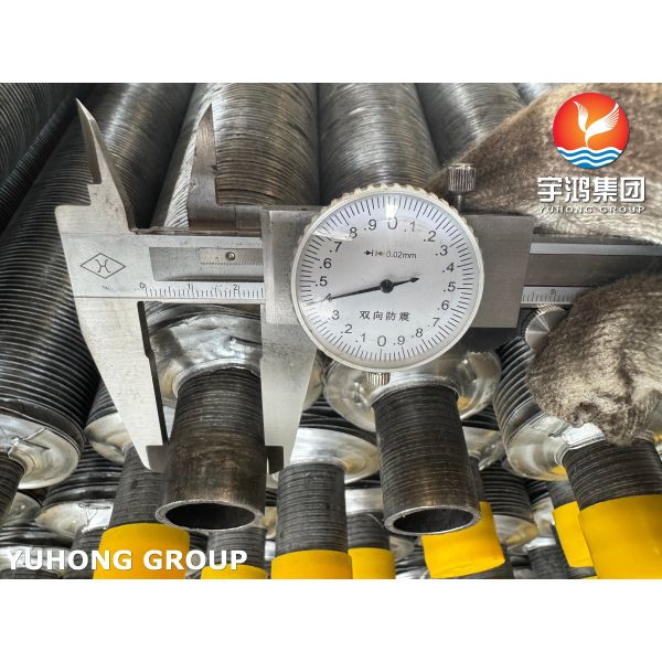Wound Fin Tube ASME SA179 KL Type With Aluminium Strip For Heat Exchanger