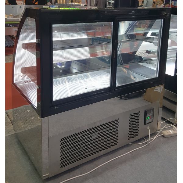 Витринный шкаф 410л пекарни сползая стекла Рефригератед показывает том 220в/50х