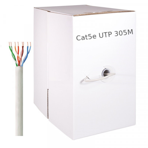 Temporary Lan Cable Bulk Cat5e Cable , CCA Conductor Shielded Cat5e Cable PVC Jacket