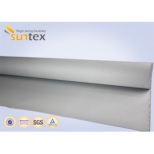 ПУ ткани заварки стеклоткани одеял покрыл ткань стеклоткани термоизоляции М0 0.72мм