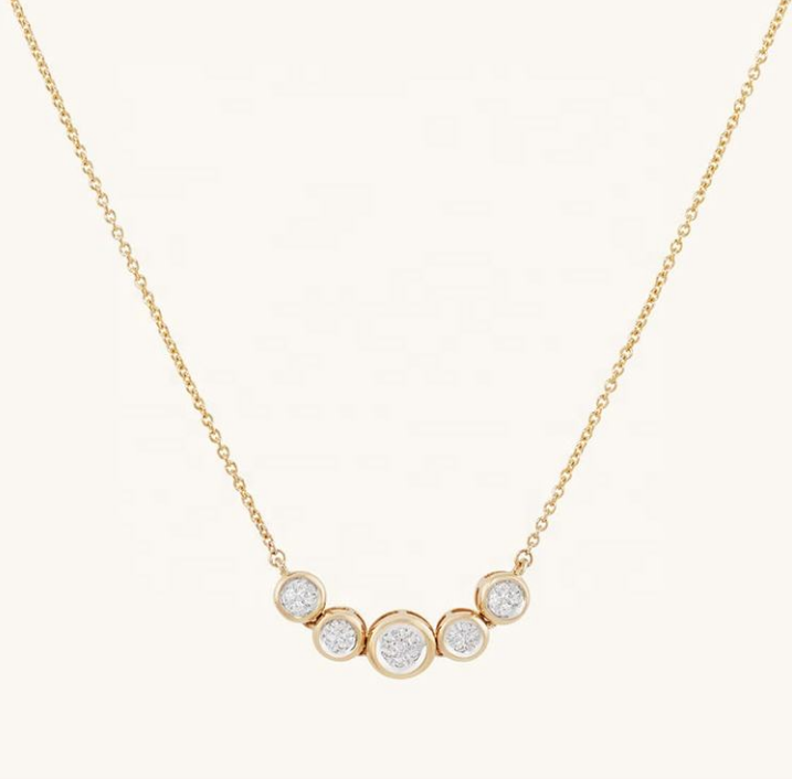 Родиовое золото 18 кв. Ожерелье женское 1,2 мм. Белое золото.