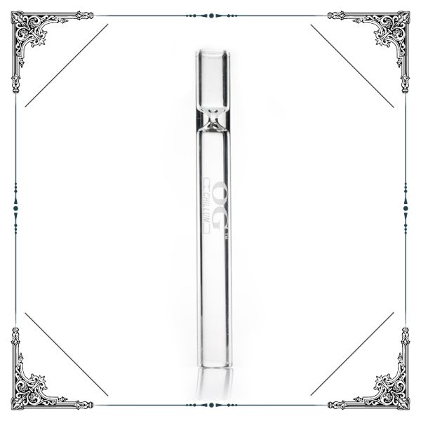 4 Inches Glass Chillums For Smoking Pipes Thick TubeClear Pipe