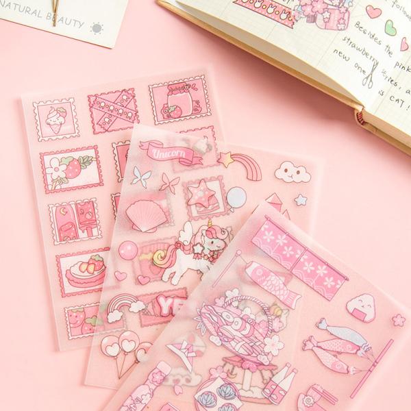 Das crianças de papel da decoração do álbum do caderno das etiquetas de Washi dos artigos de papelaria da conta da mão as etiquetas