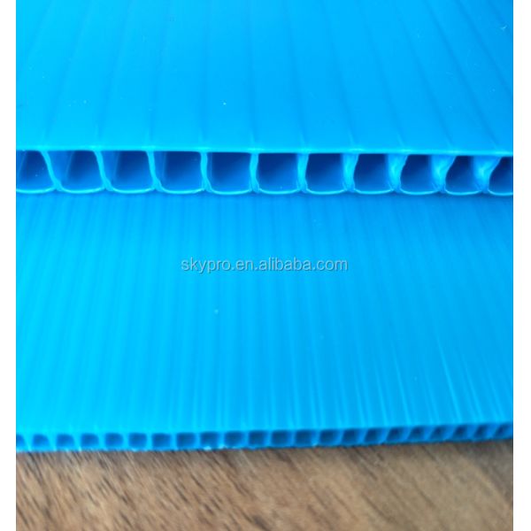 Custom Size Recyclable Waterproof PP Plastic Corrugated Sheet for Box Packaging