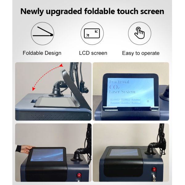 Pulse Stacking Technology 4 Working Heads Anti Aging 10600nm Fracational Co2 Laser Machine