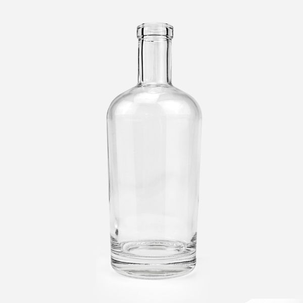 Customized Hot Stamping Label Whiskey Bottle in 500ml 750ml Size with Thick Bottom